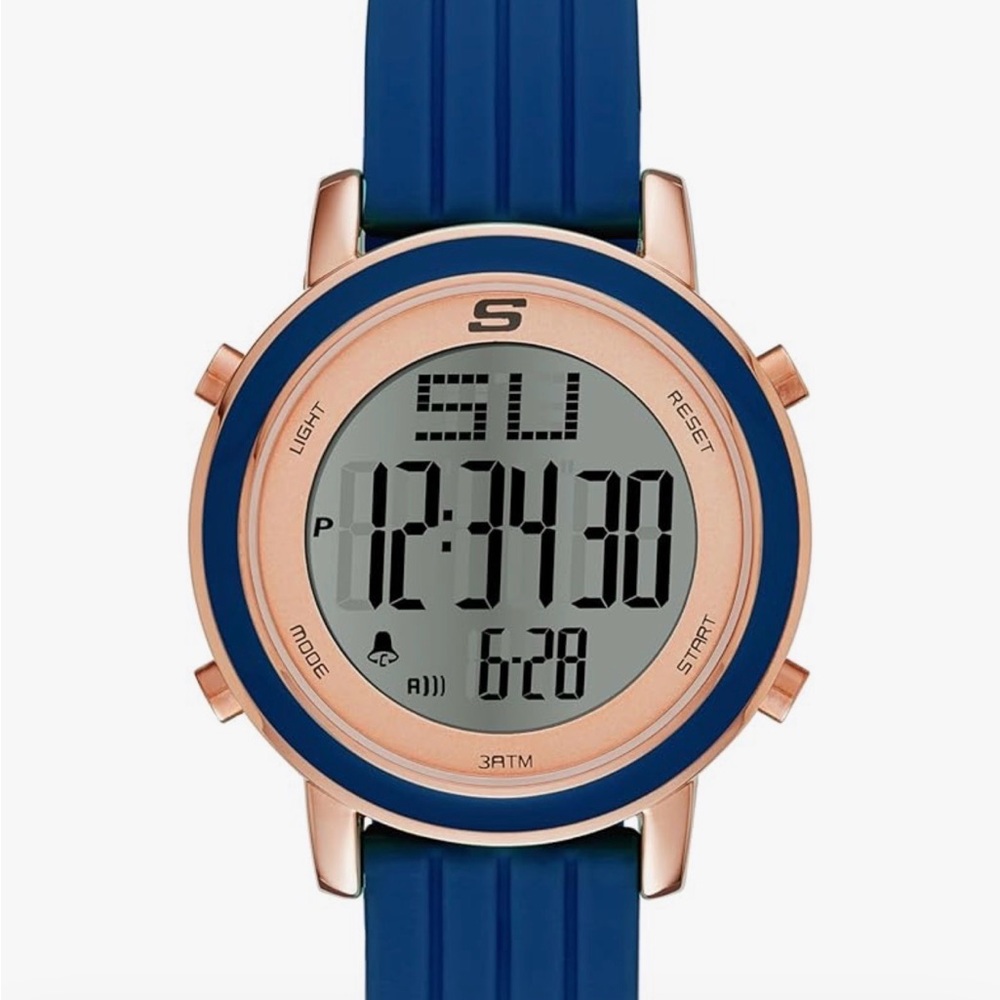 Skechers Navy and Copper Digital Timepiece